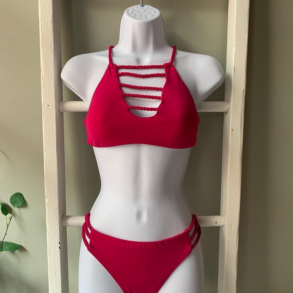 BECCA Pink Swim Two Piece